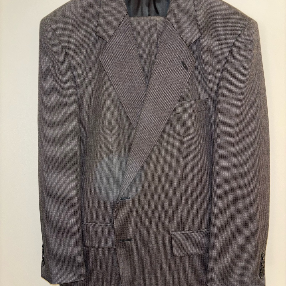 Hardy Amies Gray Sport Coat with Notch Lapels